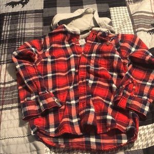 Carters button down flannel